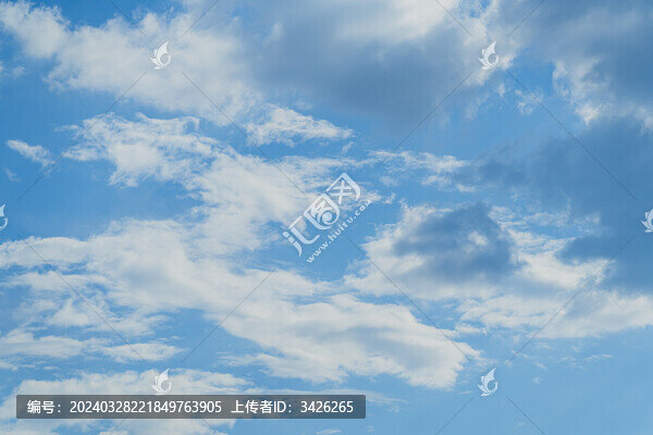 藍天白云背景