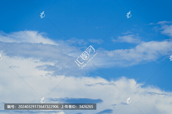 藍天白云背景