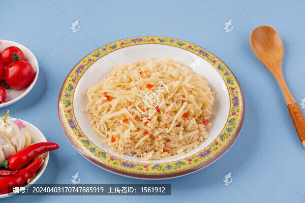 泡椒土豆絲炒飯