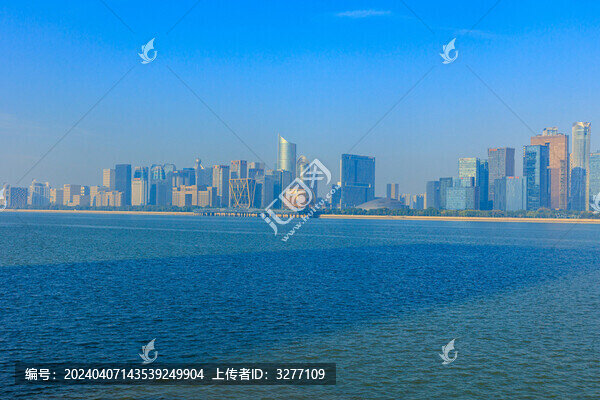 杭州錢塘江城市風(fēng)光