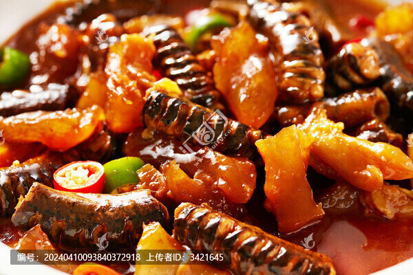 鱔段燒牛筋