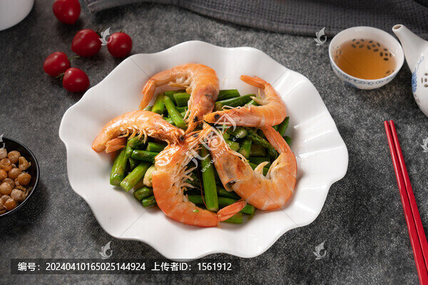 蘆筍炒鮮蝦