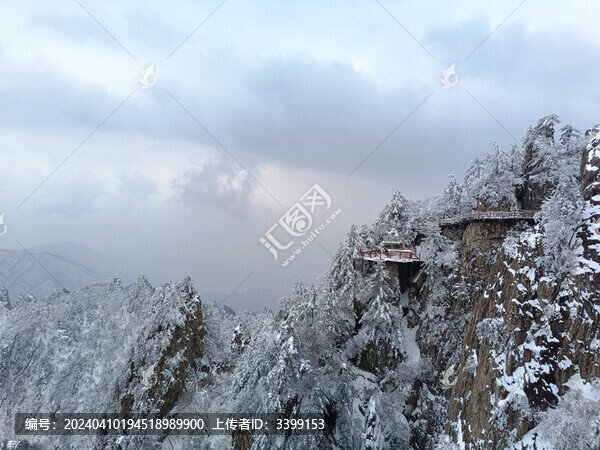 君山雪景
