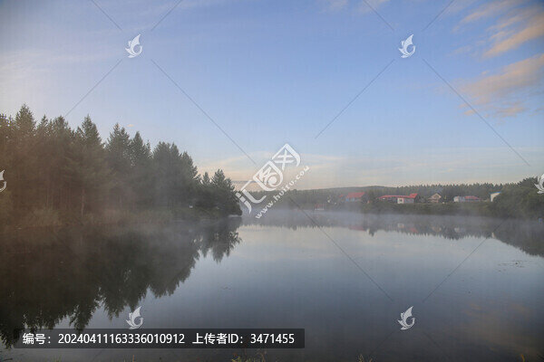 湖邊