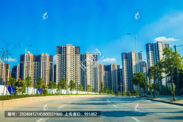 城市道路建筑物小區(qū)寬敞