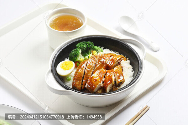 鹽焗雞煲仔飯