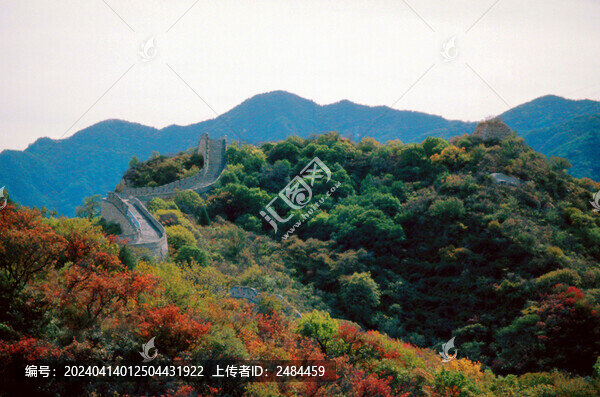 北京八達嶺長城紅葉嶺