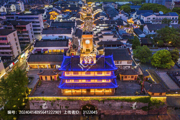 鼓樓夜色全景