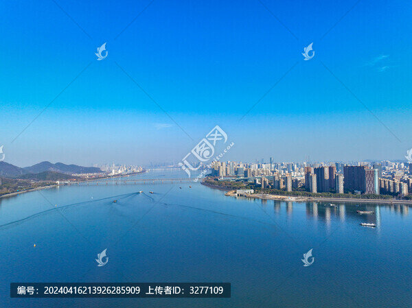 杭州城市風(fēng)光航拍
