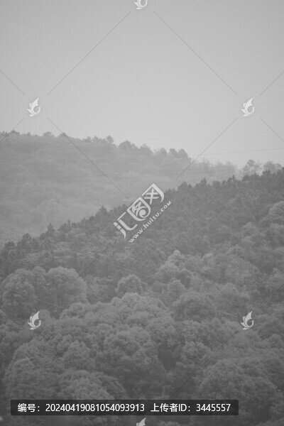 遠山晨霧