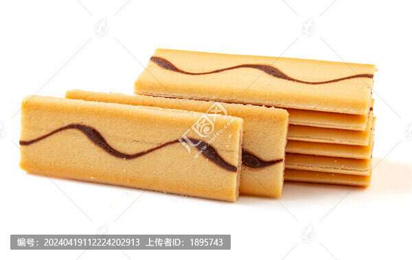 咖啡夾心條餅干