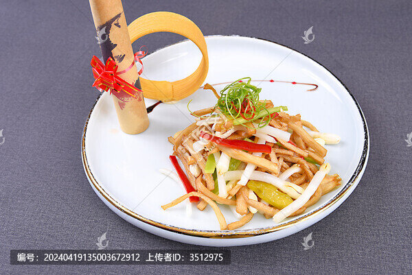 花生芽拌杏鮑菇