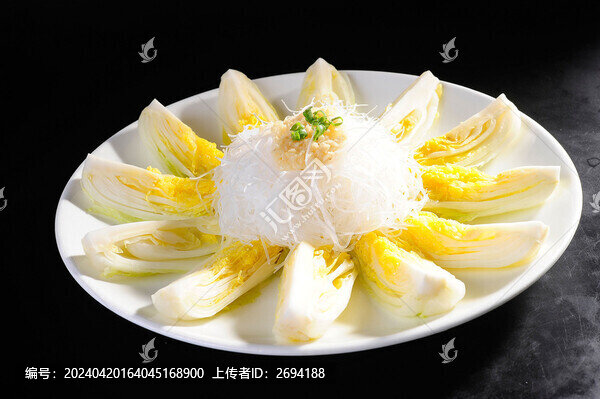 蒜茸粉絲蒸娃娃菜