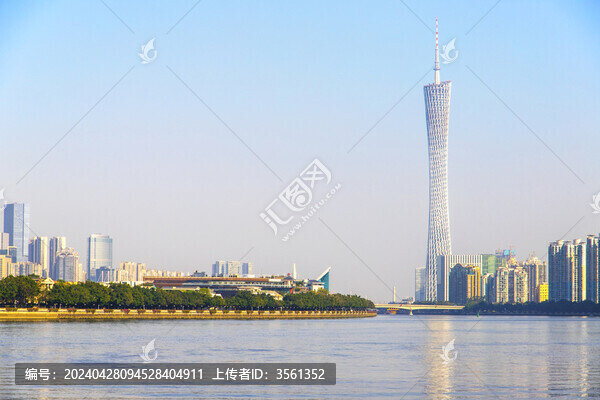 中國(guó)廣東廣州珠江沿岸風(fēng)光