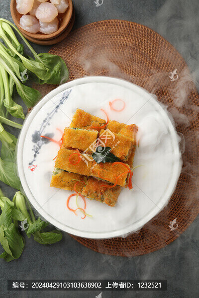 脆皮蝦仁小塘菜