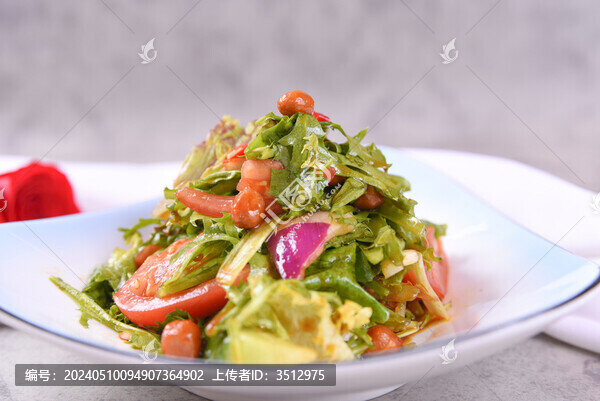 韓式拌花菜