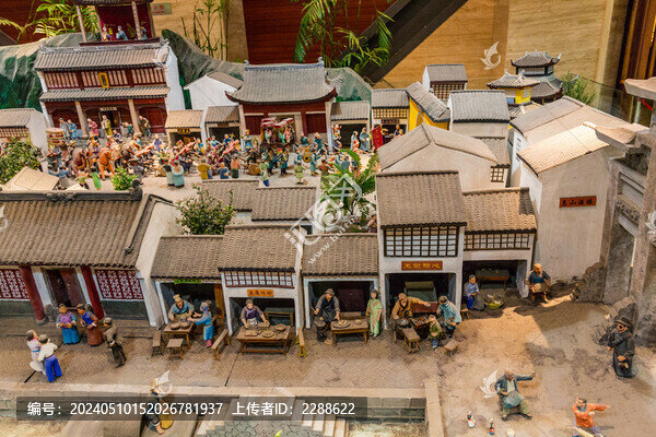 古代民間市集圖