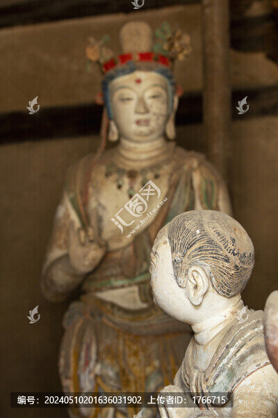 中國(guó)山西五臺(tái)縣南禪寺唐代塑像