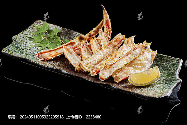 烤帝王蟹腿