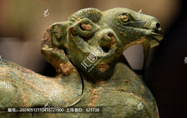 漢代青銅羊燈