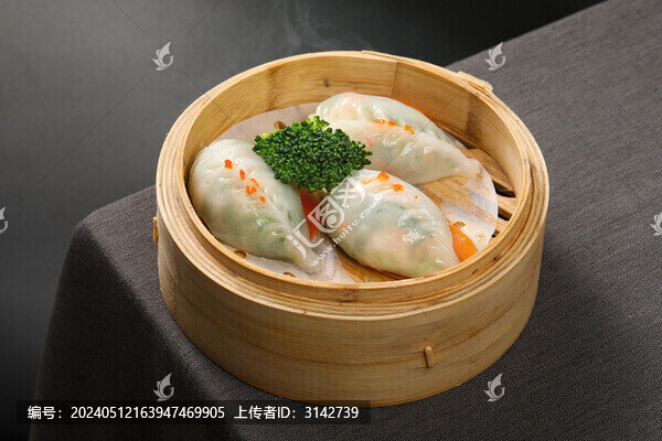 鮮蝦翠花餃