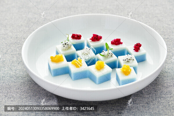花枝奶凍山藥糕