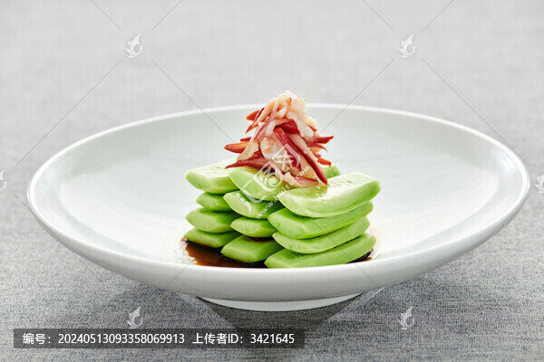 玉女瓜撈汁北極貝