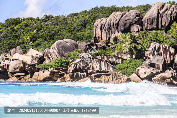 塞舌爾拉迪格島格蘭德海灘