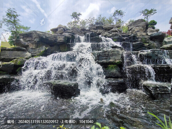 水塘江樂水公園瀑布