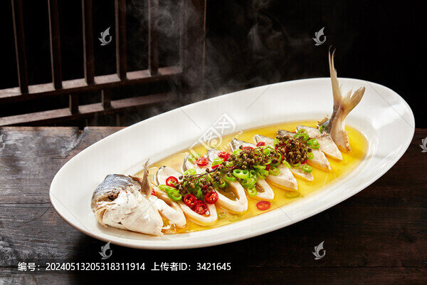 鮮椒汁蒸鯧魚