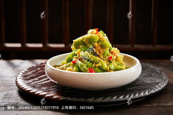 蒜香毛豆