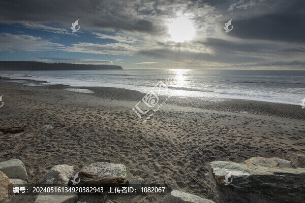 海灘落日