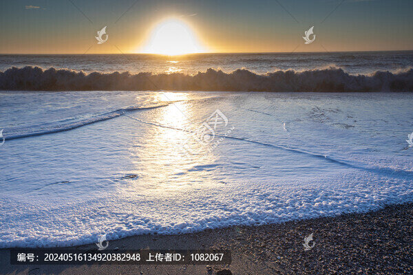 海灘落日