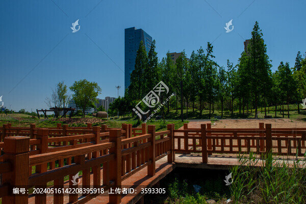 臨沭縣蒼源河公園一景