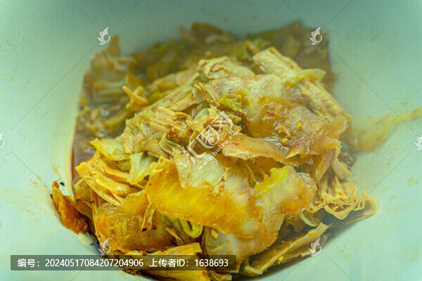 白菜炒腐竹