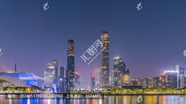 廣州珠江新城夜景