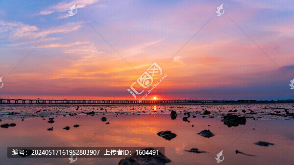 深圳紅樹灣夕陽