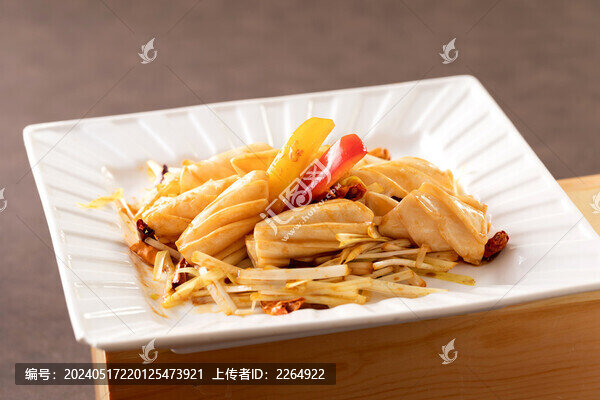 韭黃炒魷魚