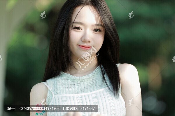 夏日清新氧氣清新感少女