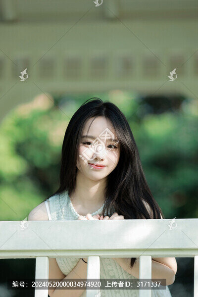 夏日清新氧氣清新感少女