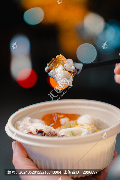 桂花芋圓豆花