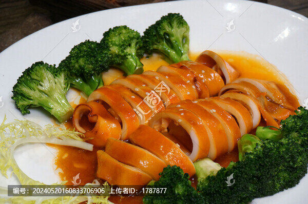 燒汁魷魚筒