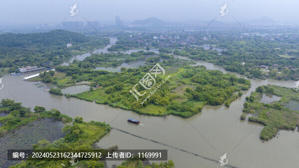 下渚湖濕地公園航拍