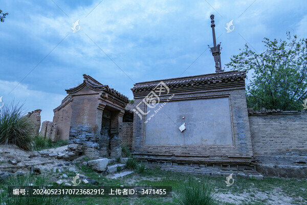 單堠石旗桿關(guān)帝廟