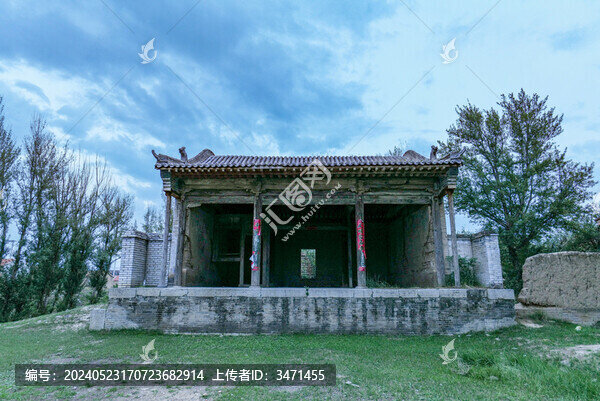 單堠石旗桿關(guān)帝廟