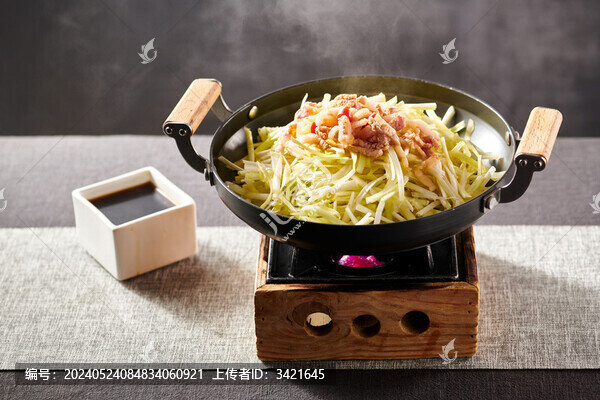 砂鍋焗韭黃