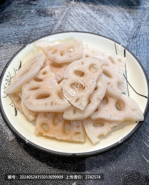 新鮮藕片