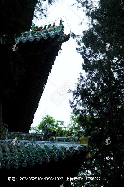 古建筑屋檐瓦當(dāng)