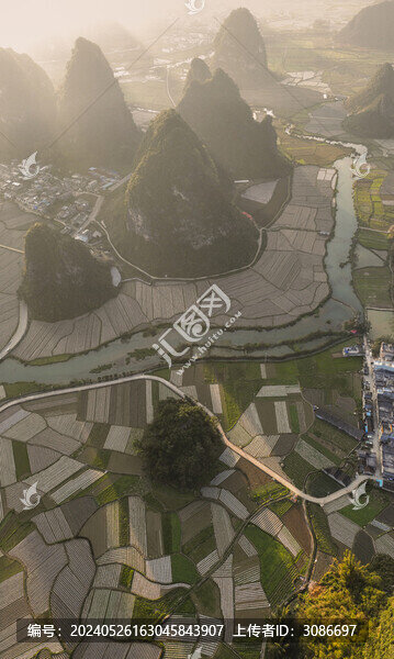 百色靖西舊州喀斯特田園風(fēng)光