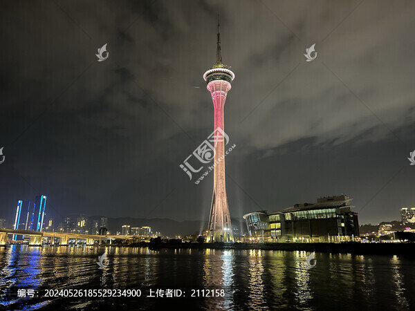 澳門塔夜景